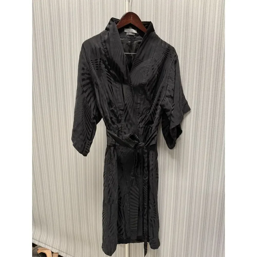 ALEXANDER MCQUEEN RUNWAY DOCUMENTED BLACK SILK Dress IT40 - Picture 2 of 8